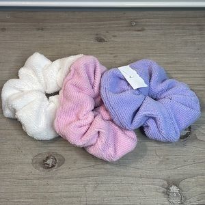 NEW Set of 3 Big Hair Scrunchies